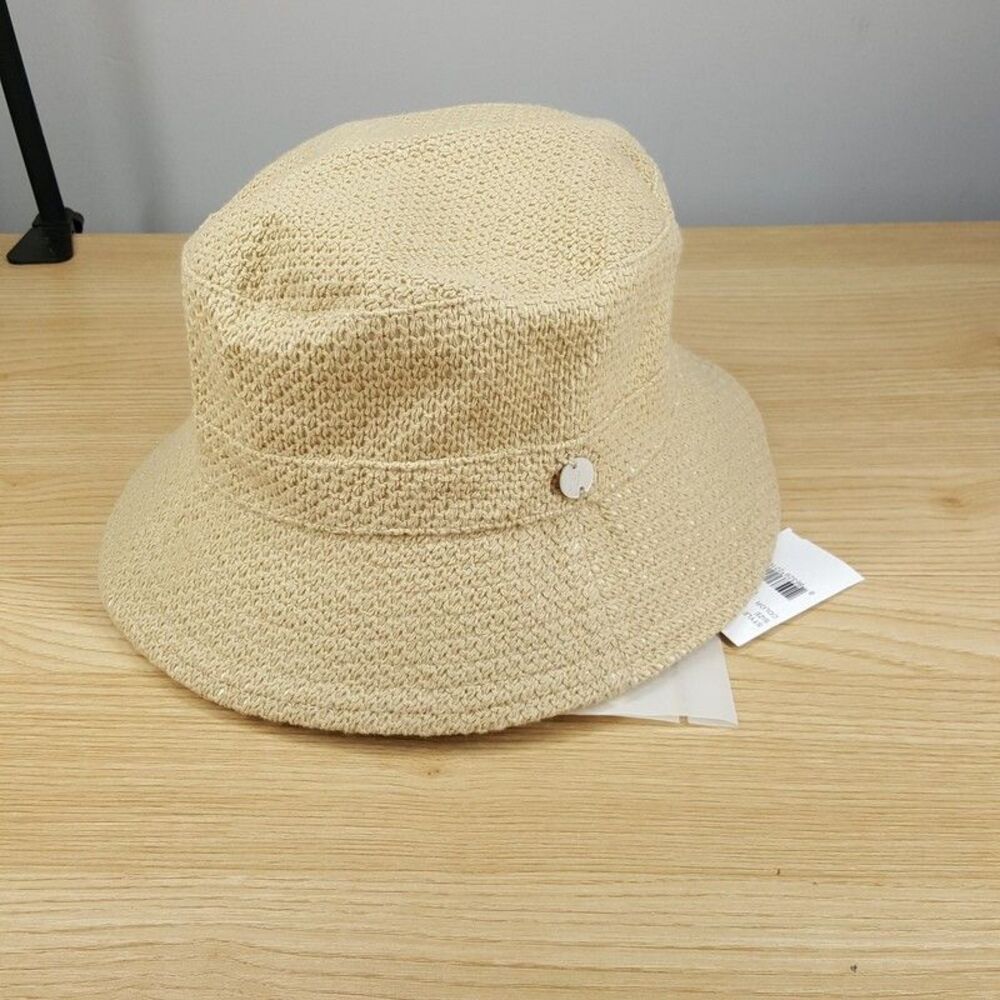 OUR LEGACY Bucket Hat Mens Tan Robe Weave Lined